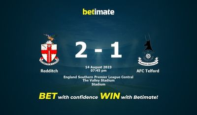 Redditch vs AFC Telford Forudsigelse, odds og væddemål 14/08/2023