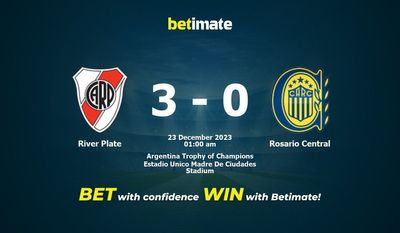 River Plate vs Rosario Central forudsigelse, odds og væddemål 23/12/2023
