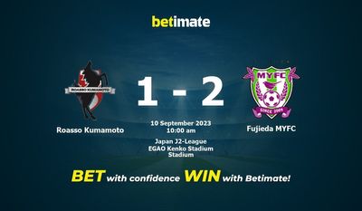 Roasso Kumamoto vs Fujieda MYFC forudsigelse, odds og væddemål 09/10/2023