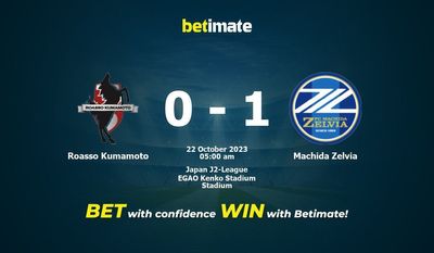 Roasso Kumamoto vs Machida Zelvia Forudsigelse, odds og væddemål 22/10/2023