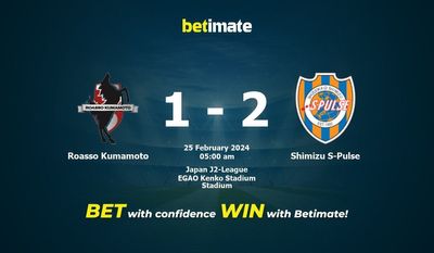 Roasso Kumamoto vs Shimizu S-Pulse forudsigelse, odds og væddemål 25/02/2024