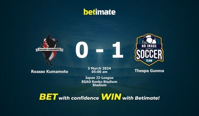 Roasso Kumamoto vs Thespa Gunma forudsigelse, odds og væddemålstips 03/03/2024