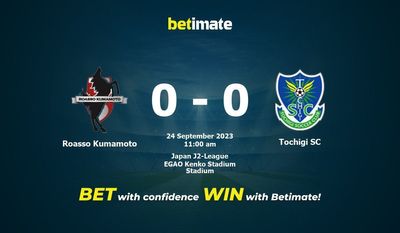 Roasso Kumamoto vs Tochigi SC Forudsigelse, odds og væddemål 24/09/2023