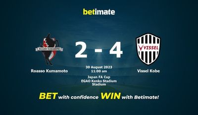 Roasso Kumamoto vs Vissel Kobe Forudsigelse, odds og væddemål 30/08/2023
