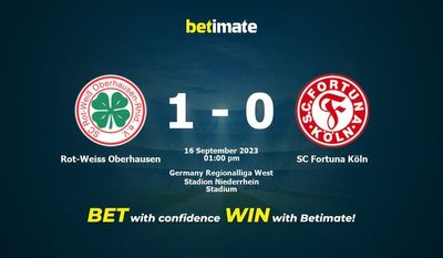Rot-Weiss Oberhausen vs SC Fortuna Köln Forudsigelse, odds og væddemål 16/09/2023