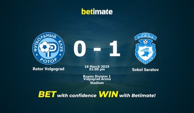Rotor Volgograd vs Sokol Saratov Forudsigelse, odds og væddemål 03/16/2025