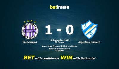 Sacachispas vs Argentino Quilmes Forudsigelse, odds og væddemål 24/09/2023