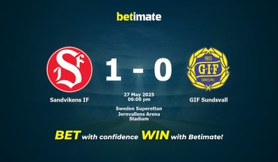 Sandvikens IF vs GIF Sundsvall Forudsigelse, odds og væddemål 27/05/2025
