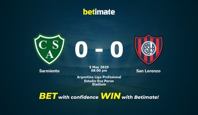 Sarmiento vs San Lorenzo Forudsigelse, Odds & Spiltips 05/03/2025