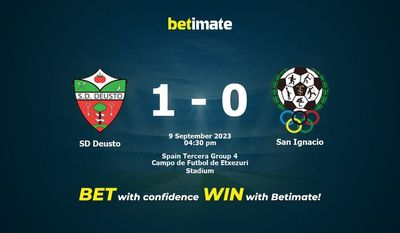SD Deusto vs San Ignacio Forudsigelse, odds og væddemål 09/09/2023