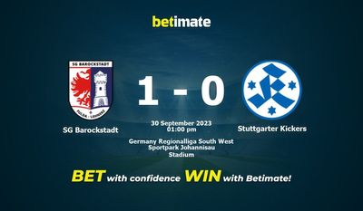 SG Barockstadt vs Stuttgarter Kickers Forudsigelse, odds og væddemål 30/09/2023