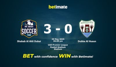 Shabab Al Ahli Dubai vs Dubba Al Husun Forudsigelse, odds og væddemål 20/05/2025