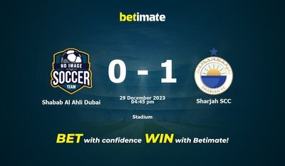 Shabab Al Ahli Dubai vs Sharjah SCC forudsigelse, odds og væddemål 29/12/2023