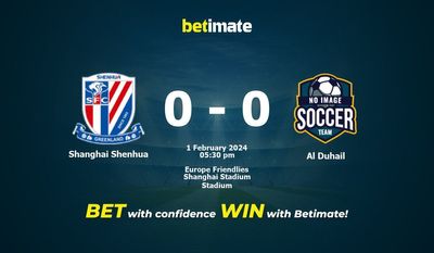 Shanghai Shenhua vs Al Duhail Forudsigelse, odds og væddemål 02/01/2024