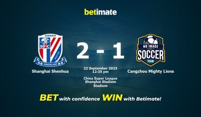 Shanghai Shenhua vs Cangzhou Mighty Lions Forudsigelse, odds og væddemål 22/09/2023