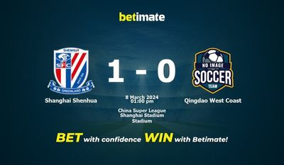 Shanghai Shenhua vs Qingdao West Coast Forudsigelse, odds og væddemål 03/08/2024