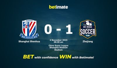 Shanghai Shenhua vs Zhejiang Forudsigelse, odds og væddemål 11/04/2023