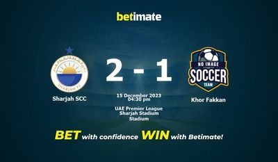 Sharjah SCC vs Khor Fakkan Forudsigelse, odds og væddemål 15/12/2023