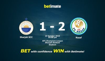 Sharjah SCC vs Nasaf Forudsigelse, odds og væddemål 23/10/2023