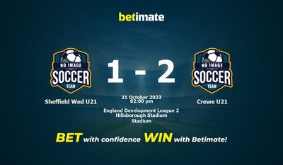 Sheffield Wed U21 vs Crewe U21 Forudsigelse, odds og væddemål 31/10/2023
