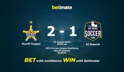 Sheriff Tiraspol vs KÍ Klaksvík Forudsigelse, odds og væddemål 31/08/2023