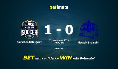 Shimshon Kafr Qasim vs Maccabi Shaaraim Forudsigelse, odds og væddemål 22/09/2023