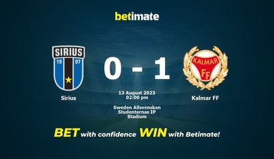 Sirius vs Kalmar FF Forudsigelse, odds og væddemål 08/13/2023