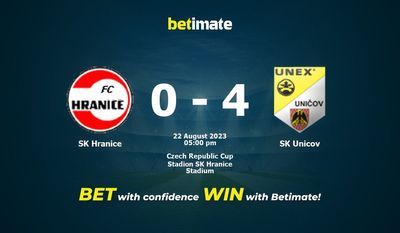 SK Hranice vs SK Unicov Forudsigelse, odds og væddemål 22/08/2023