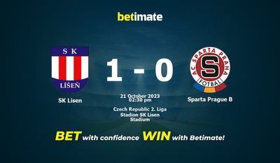 SK Lisen vs Sparta Prag B Forudsigelse, odds og væddemål 21/10/2023