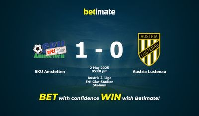 SKU Amstetten vs Austria Lustenau Forudsigelse, odds og væddemål 05/02/2025