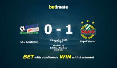 SKU Amstetten vs Rapid Wien forudsigelse, odds og væddemål 11/01/2023