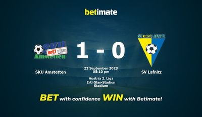 SKU Amstetten vs SV Lafnitz Forudsigelse, odds og væddemål 22/09/2023