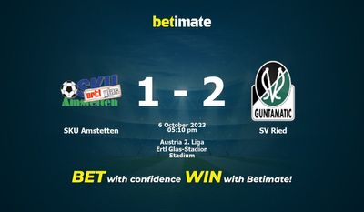 SKU Amstetten vs SV Ried Forudsigelse, odds og væddemål 10/06/2023