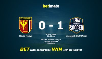 Slavia Mozyr vs Energetik-BGU Minsk Forudsigelse, Odds & Betting Tips 07/07/2023