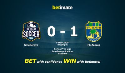 Smederevo vs FK Zemun Forudsigelse, odds og væddemål 05/05/2025