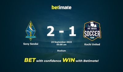 Sony Sendai vs Kochi United Forudsigelser, odds og væddemål 24/09/2023
