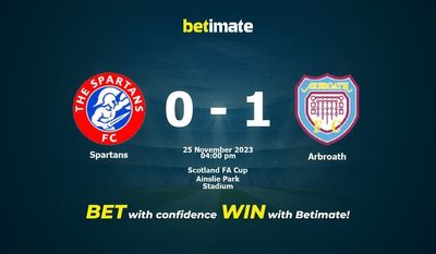 Spartans vs Arbroath Forudsigelse, odds og væddemål 25/11/2023