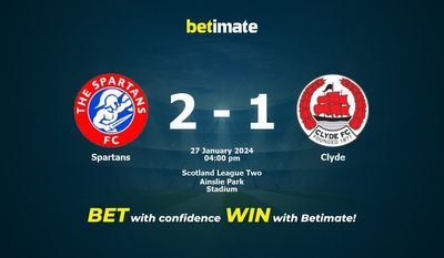 Spartans vs Clyde Forudsigelse, odds og væddemål 27/01/2024