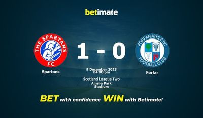 Spartans vs Forfar Forudsigelse, odds og væddemål 12/09/2023
