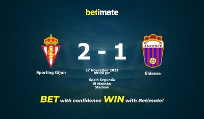 Sporting Gijon vs Eldense Forudsigelse, odds og væddemål 27/11/2023