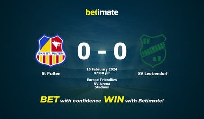 St Polten vs SV Leobendorf Forudsigelse, odds og væddemål 16/02/2024