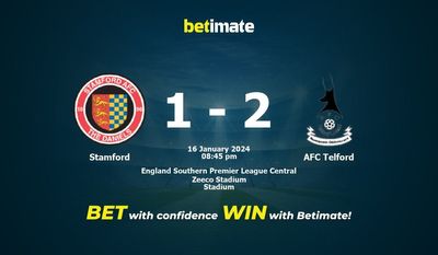 Stamford vs AFC Telford Forudsigelse, odds og væddemål 16/01/2024