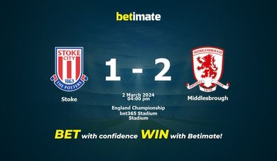 Stoke vs Middlesbrough Forudsigelse, odds og væddemål 03/02/2024