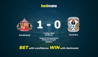 Sunderland vs Coventry Forudsigelser, Odds & Spiltips 13/05/2025