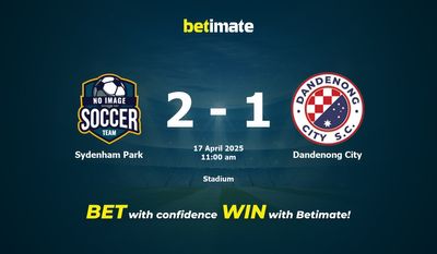 Sydenham Park vs Dandenong City Forudsigelse, odds og væddemål 17/04/2025