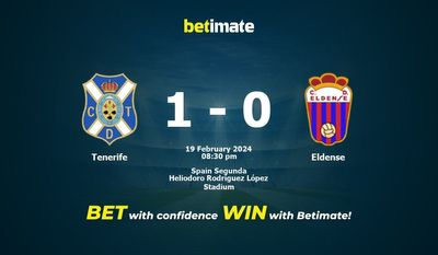 Tenerife vs Eldense Forudsigelse, odds og væddemålstips 19/02/2024