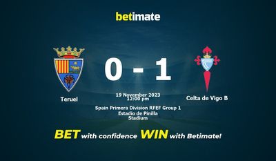 Teruel vs Celta de Vigo B Forudsigelse, odds og væddemål 19/11/2023
