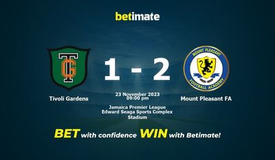 Tivoli Gardens vs Mount Pleasant FA forudsigelse, odds og væddemål 23/11/2023
