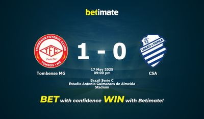Tombense MG vs CSA Forudsigelse, odds og spiltips 17/05/2025