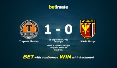 Torpedo Zhodino vs Slavia Mozyr Forudsigelse, odds og væddemål 09/15/2023